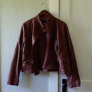 Faux Leather Jacket